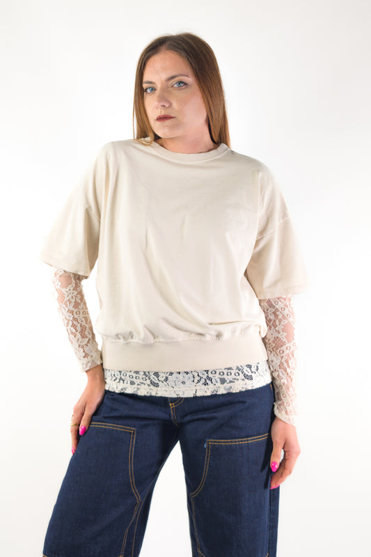 PE26 Susy Mix Maglia 26871 Burro