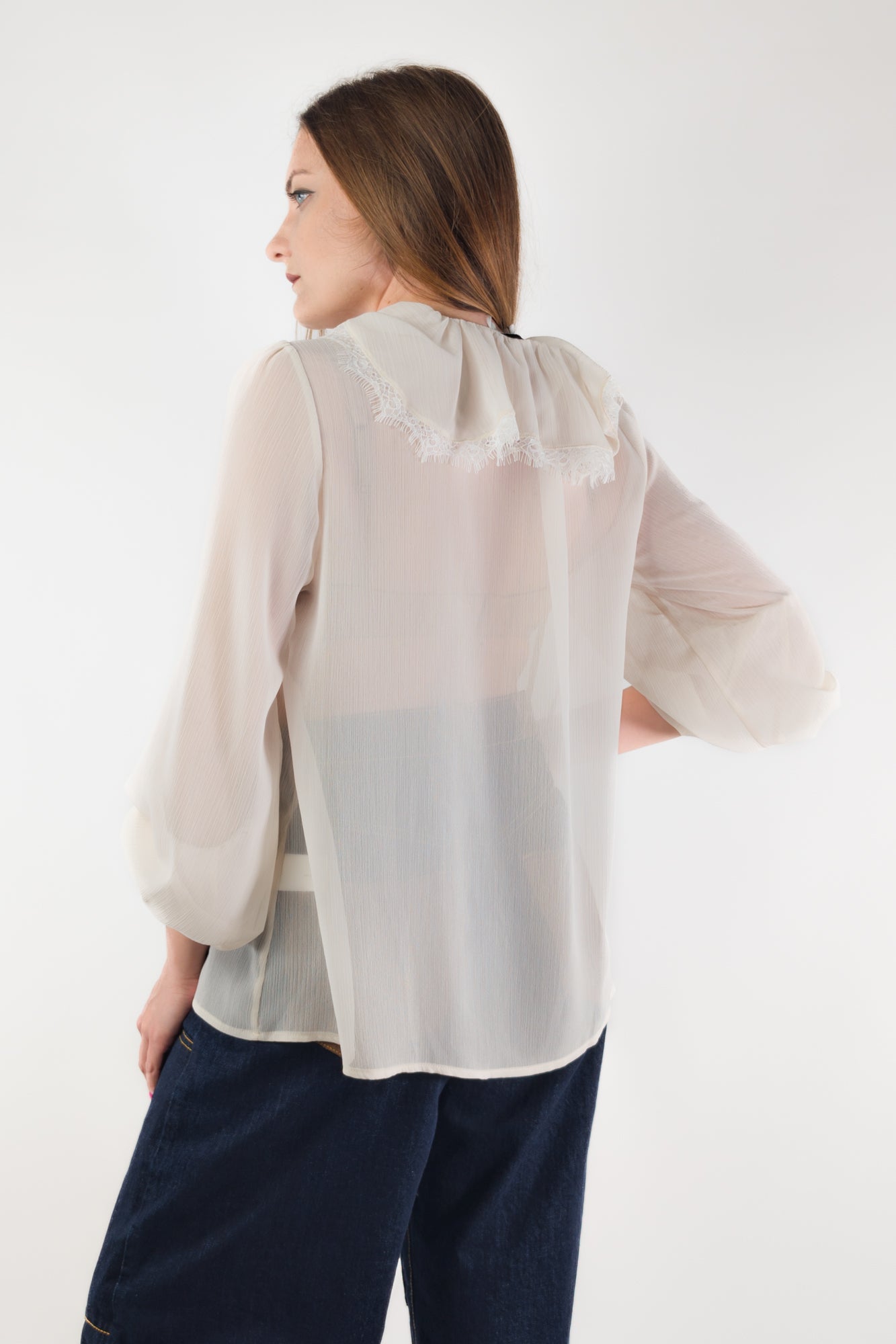 PE26 Susy Mix Camicia SM209A Latte