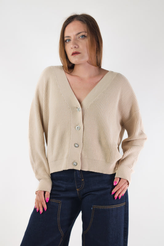 PE26 Susy Mix Cardigan 61249 Vaniglia