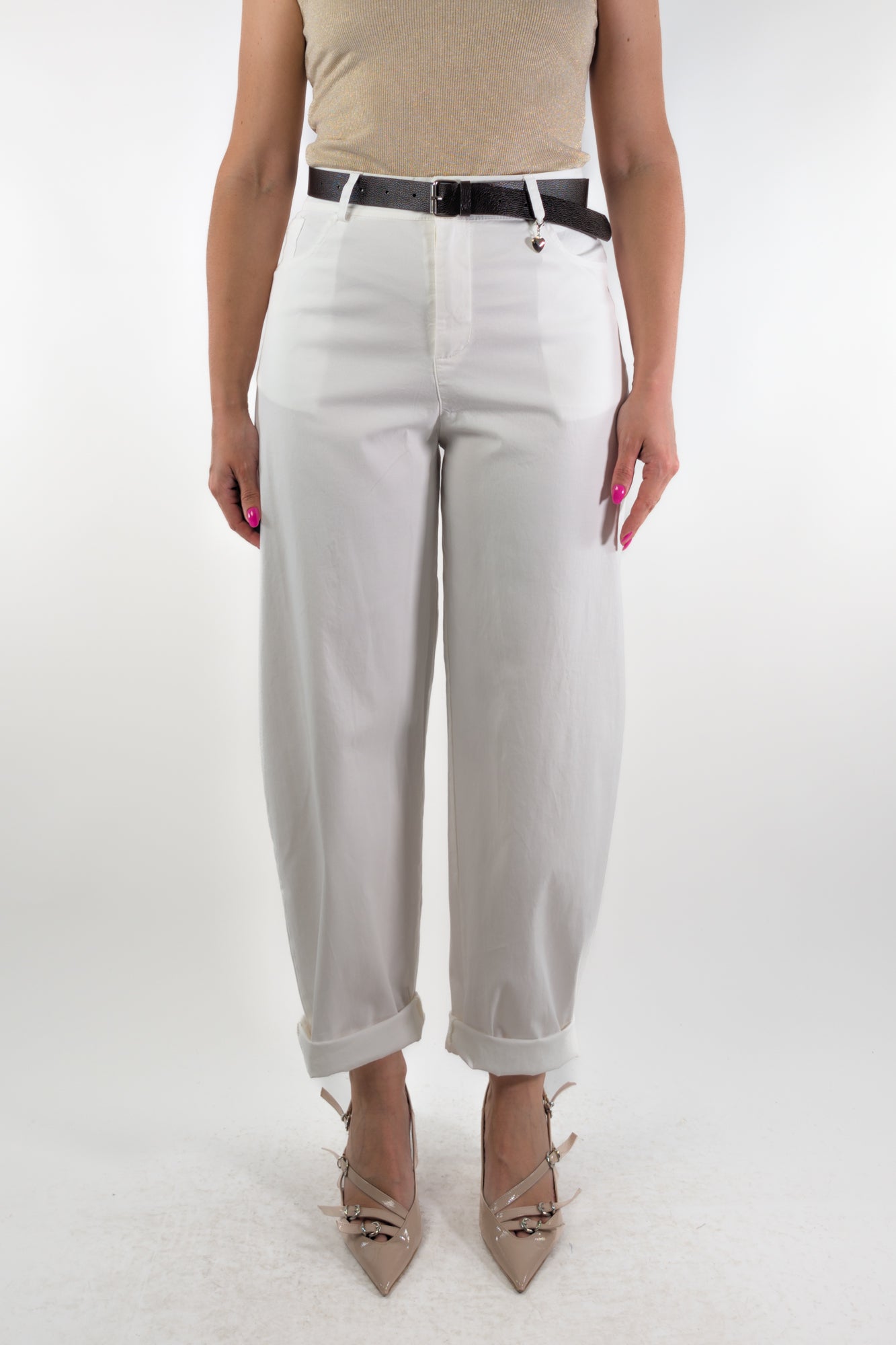 PE26 Susy Mix Pantalone 60285GL Latte