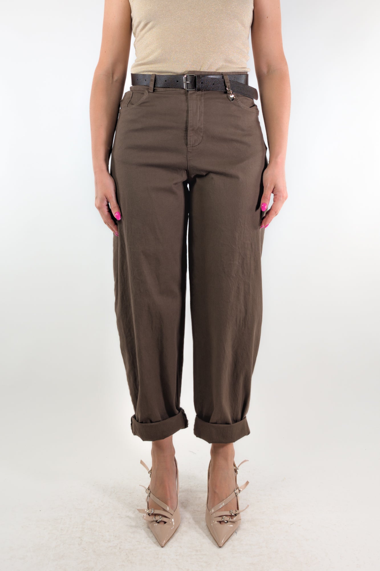 PE26 Susy Mix Pantalone 60285GL Moro