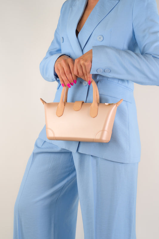 PE26 Marc Ellis Borsa LOLLIPOP M LIGHT TAN / LIGHT GOLD