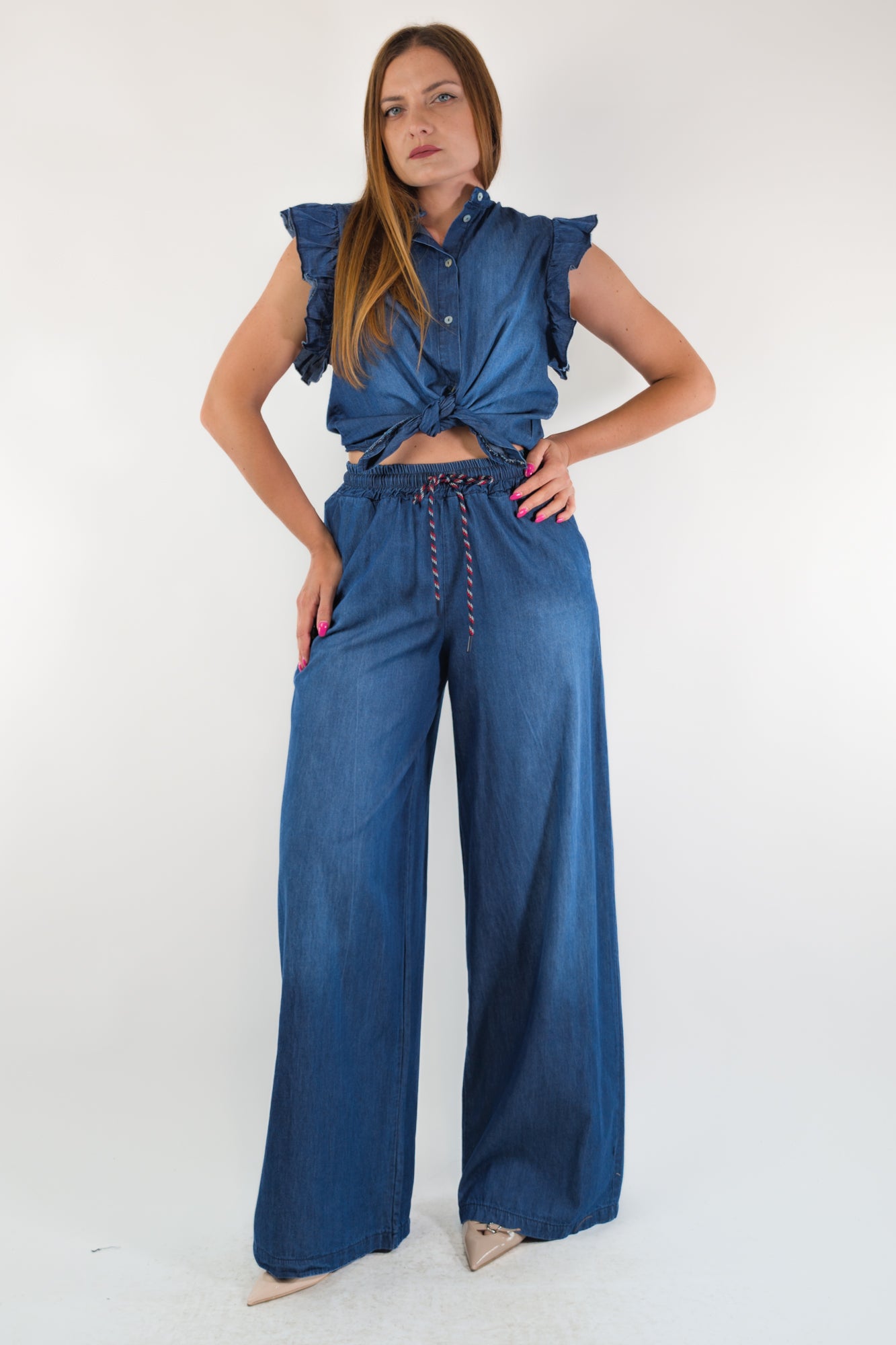 PE26 Susy Mix Camicia S26M733 Blu