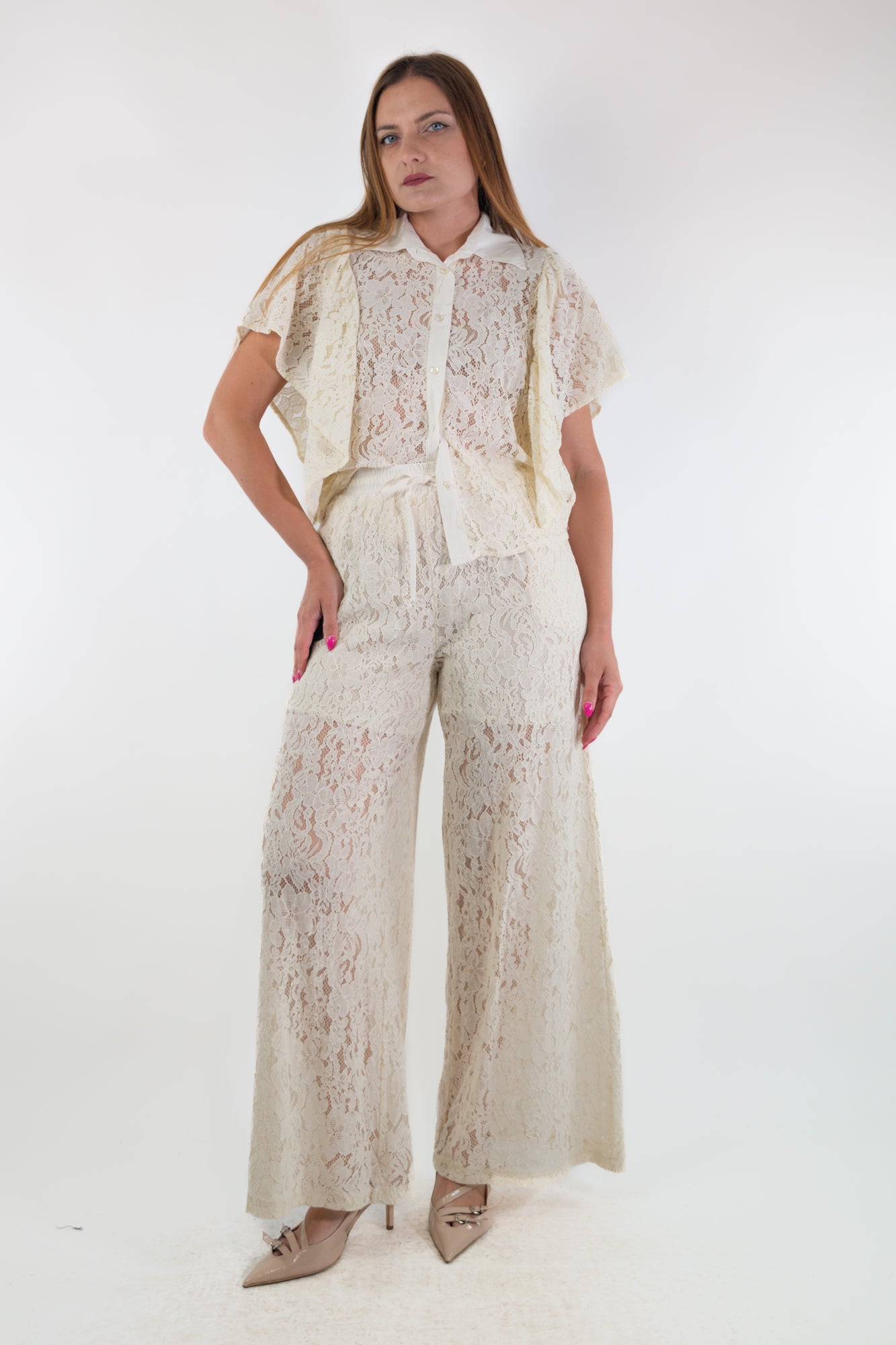 PE26 Susy Mix Pantalone 110851 Burro