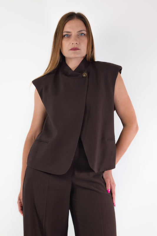 PE26 Tensione In Gilet 26D4805 Moro