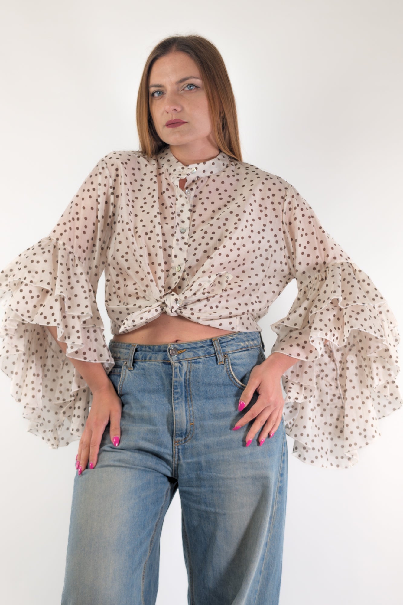 PE26 Susy Mix Camicia 19826PO Beige