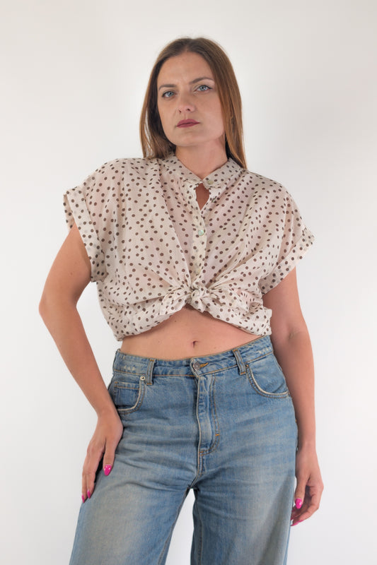 PE26 Susy Mix Camicia 26245PO Beige