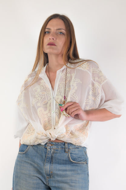 PE26 Have One Camicia CNO-Q141 Latte