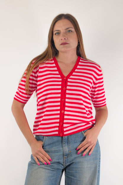 PE26 Susy Mix Cardigan 26287 Rosso