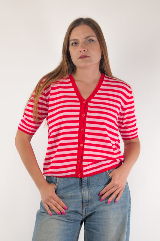 PE26 Susy Mix Cardigan 26287 Rosso