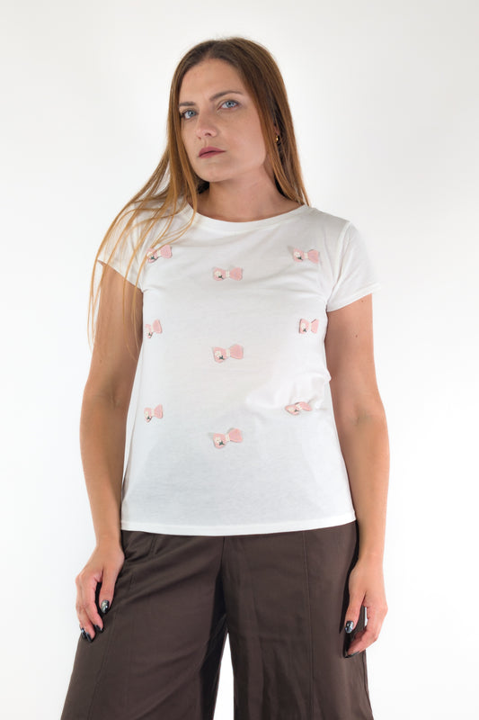 PE26 Luxury T-Shirt TS502064V0700 Rosa