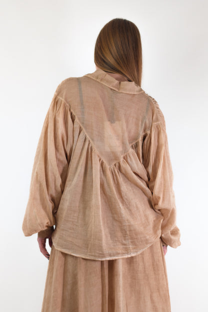 PE26 Have One Camicia CFL-Q131 Nocciola