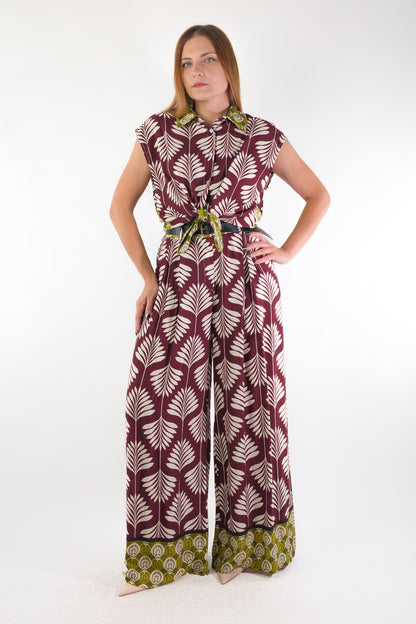 PE26 Susy Mix Pantalone 16926N8 Vino