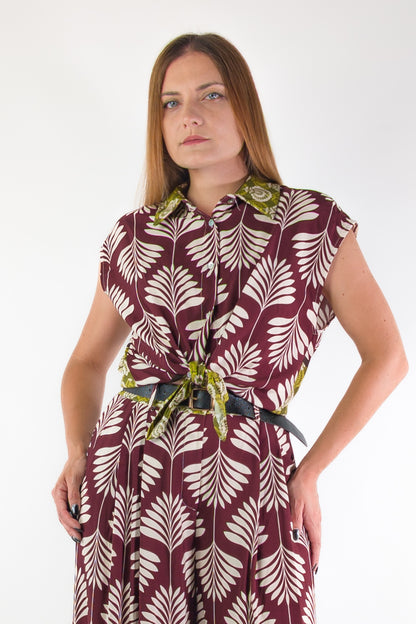 PE26 Susy Mix Camicia 28326N8 Vino