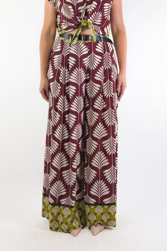 PE26 Susy Mix Pantalone 16926N8 Vino