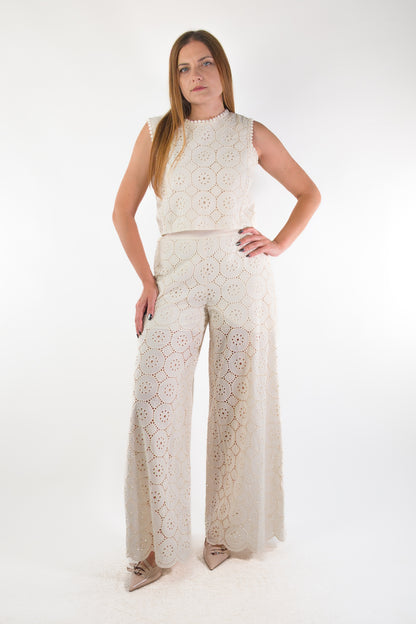 PE26 Susy Mix Pantalone G473PU Burro