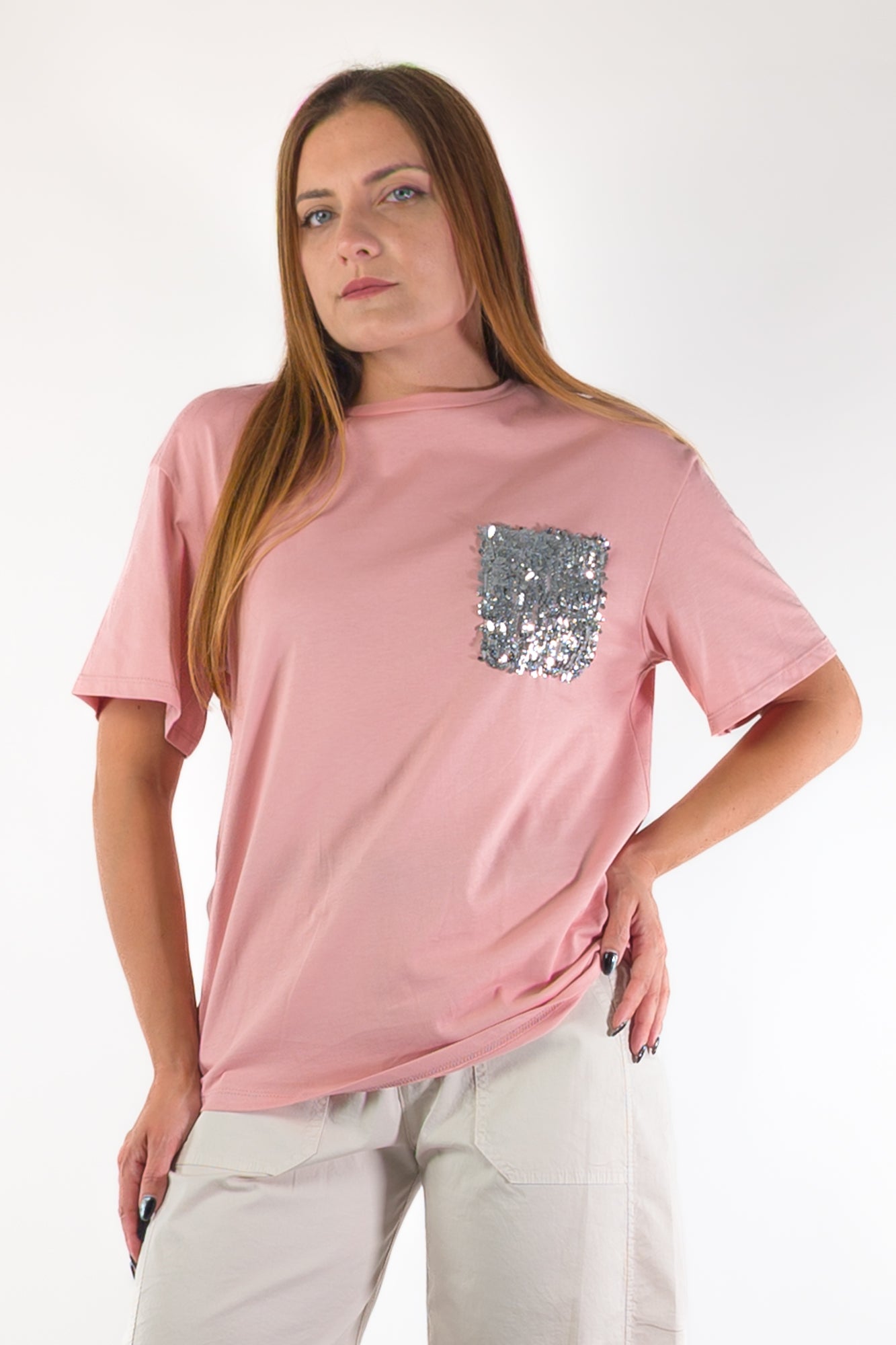 PE26 Susy Mix T-Shirt S0078 Cipria