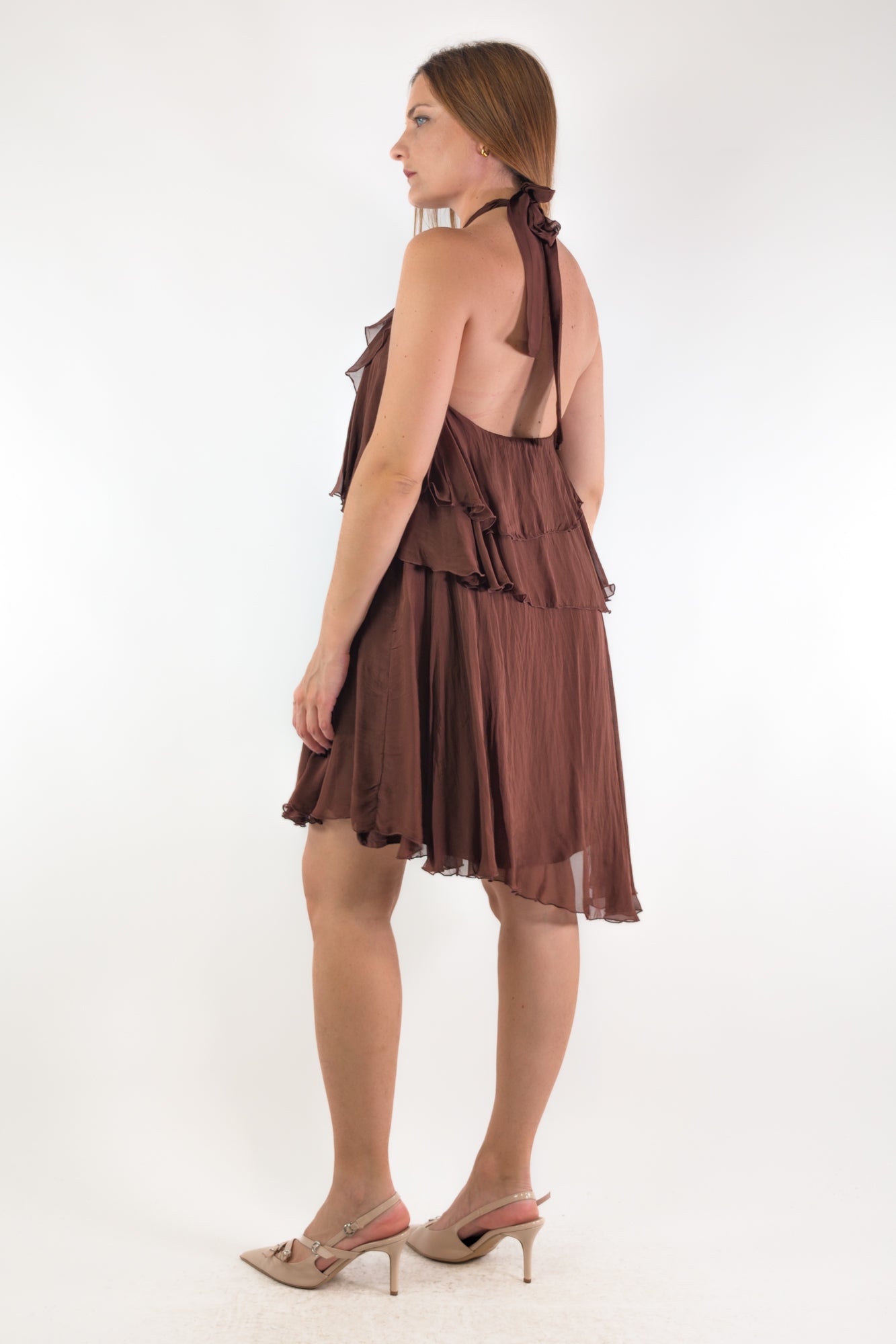 PE26 Dixie Abito A207A102 Cioccolato