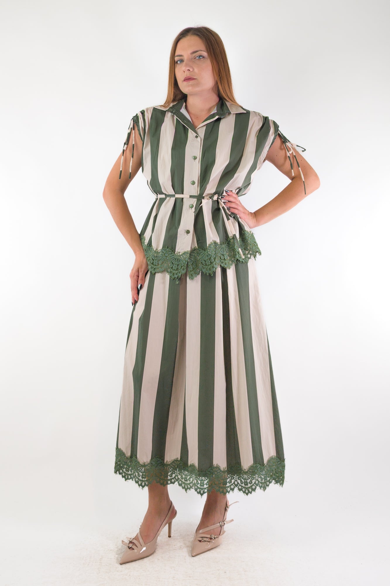 PE26 Vivienne Camicia G02811/NOVA Verde