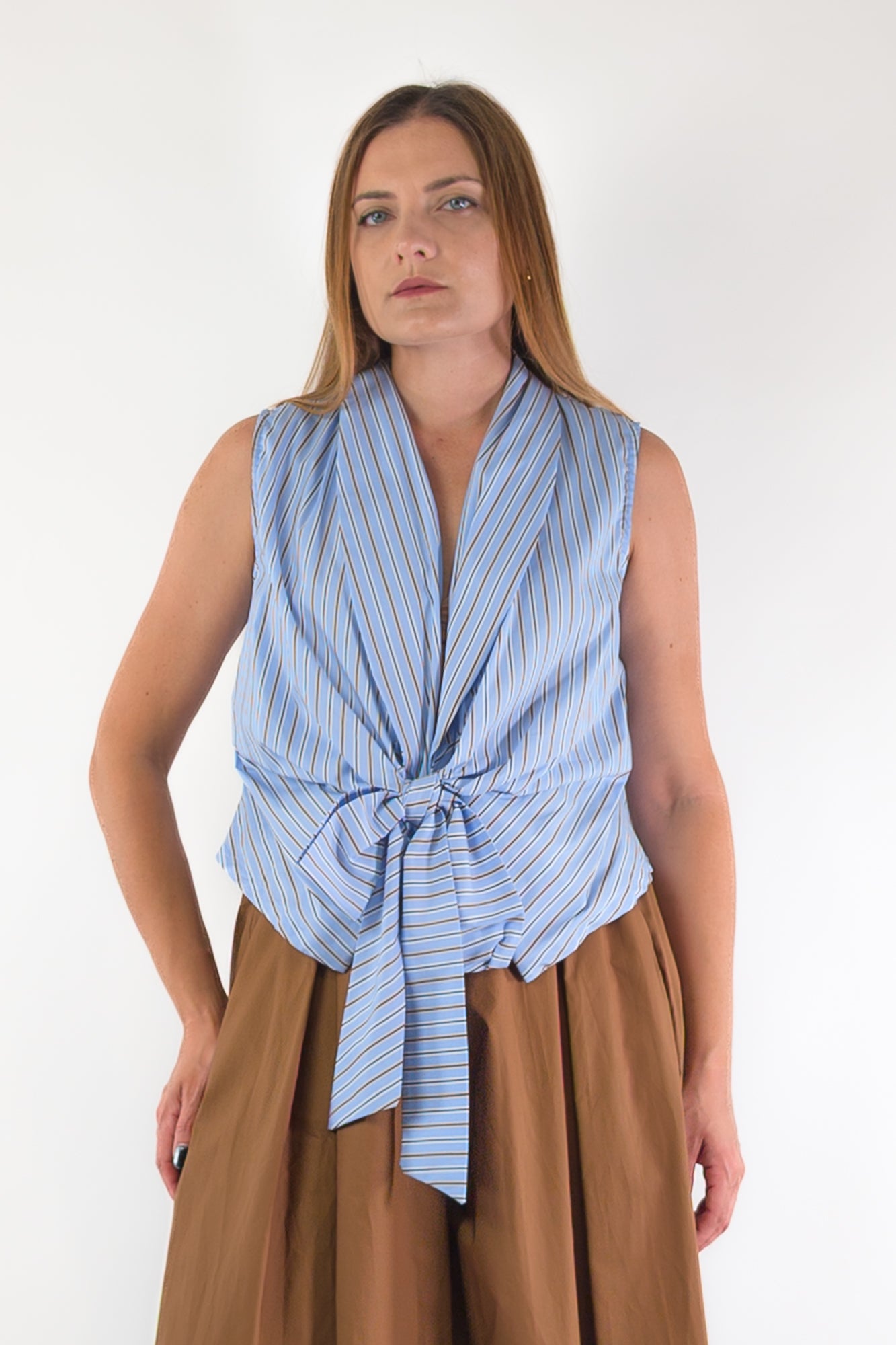 PE26 Vivienne Camicia 53325PNST Celeste