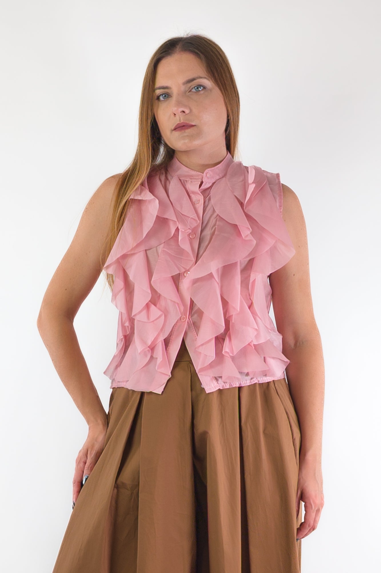 PE26 Vivienne Camicia MC220672 Rosa