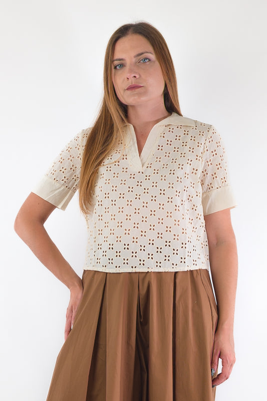 PE26 Susy Mix Maglia 25193SG19 Burro