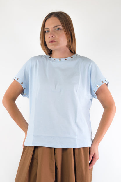 PE26 Susy Mix Maglia 12182 Celeste