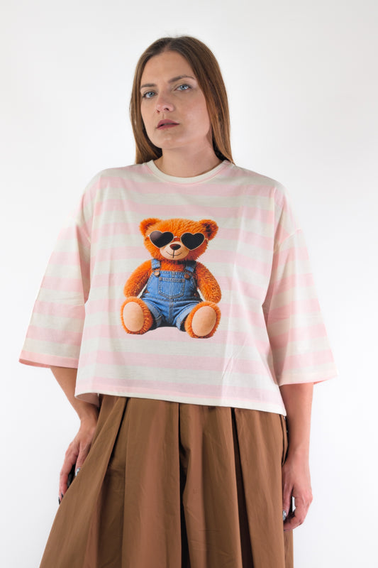 PE26 Susy Mix T-Shirt SH004356 Rosa