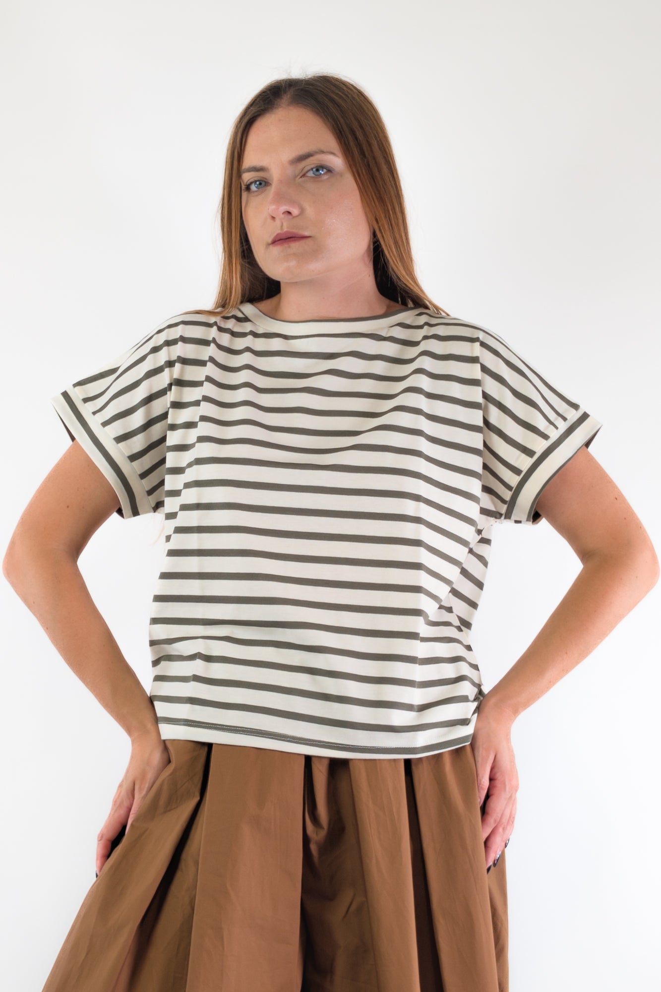 PE26 Susy Mix Maglia 12140 Verde Militare