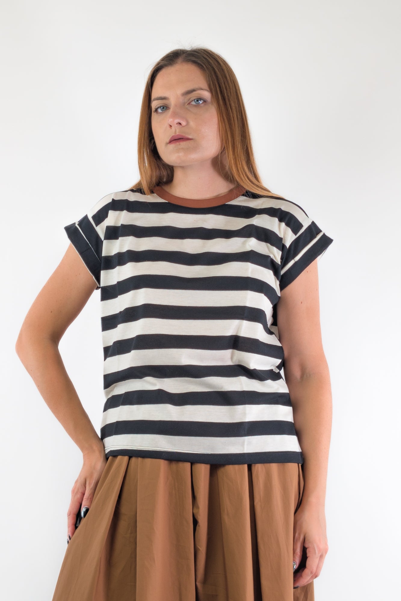 PE26 Susy Mix T-Shirt SH004357 Nero