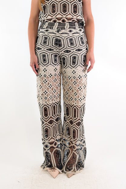 PE26 Susy Mix Pantalone T1876A15 Nero