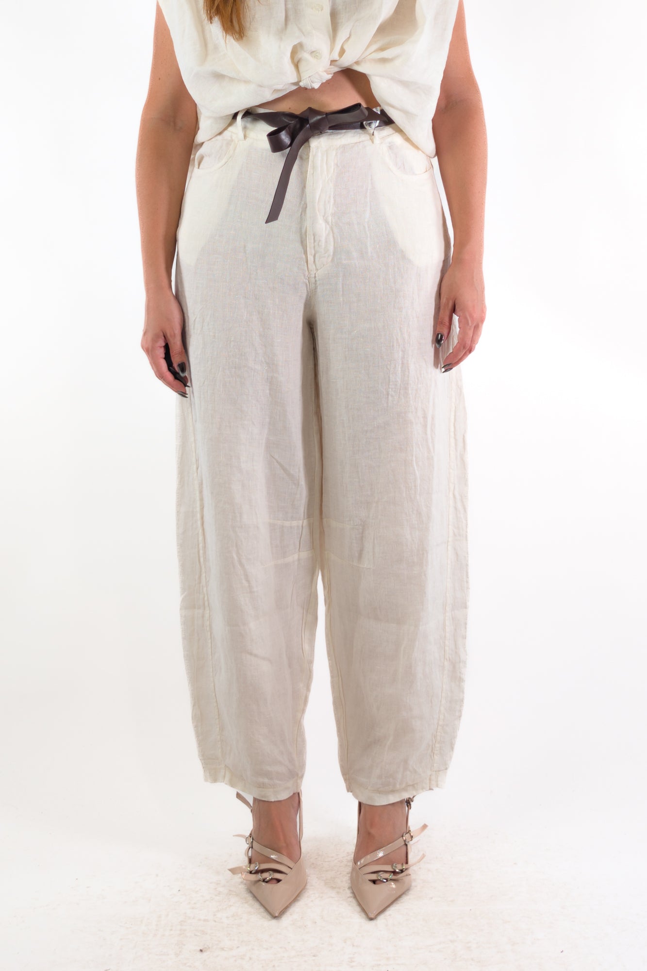 PE26 Susy Mix Pantalone 12402 Latte