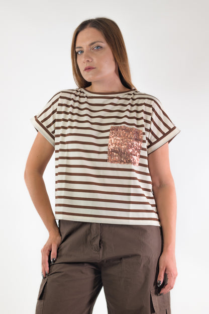 PE26 Susy Mix Maglia 12261 Tabacco