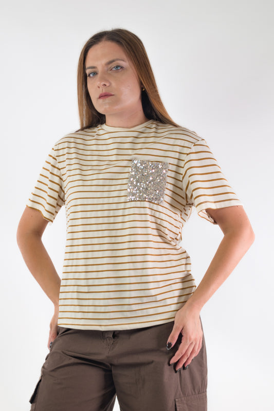 PE26 Susy Mix T-Shirt S0078R Ocra