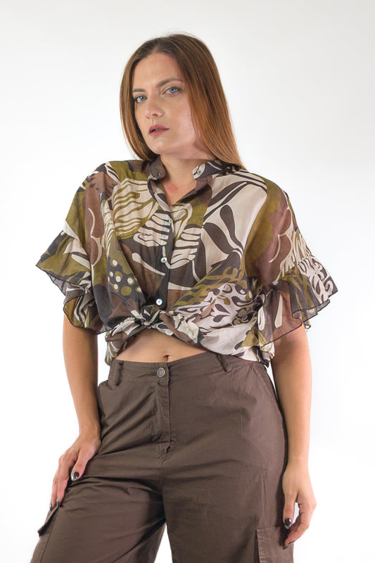 PE26 Susy Mix Camicia 263192A Moro