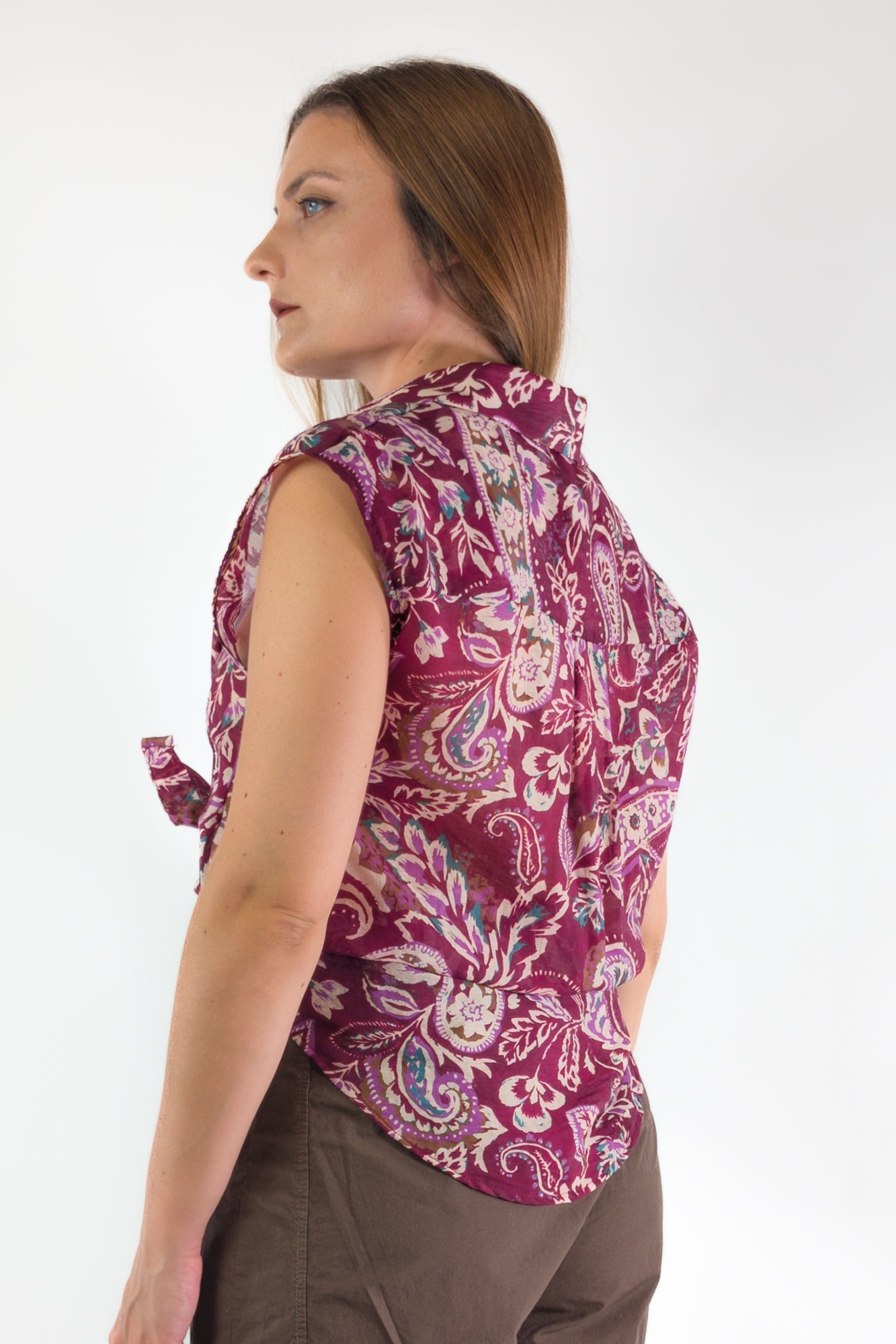 PE26 Susy Mix Camicia 342523 Bordeaux