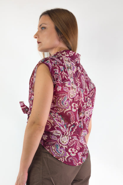 PE26 Susy Mix Camicia 342523 Bordeaux