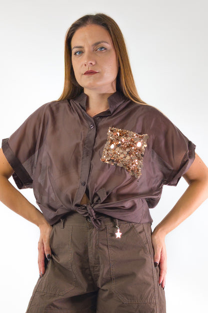 PE26 Luxury Camicia 710500 Moro