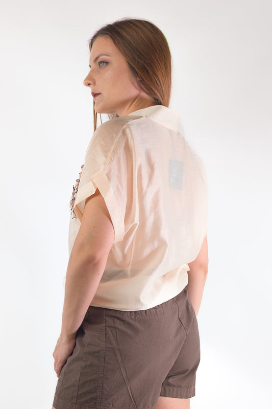 PE26 Luxury Camicia 710500 Burro