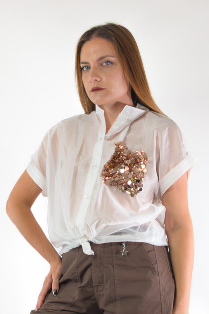 PE26 Luxury Camicia 710500 Bianco
