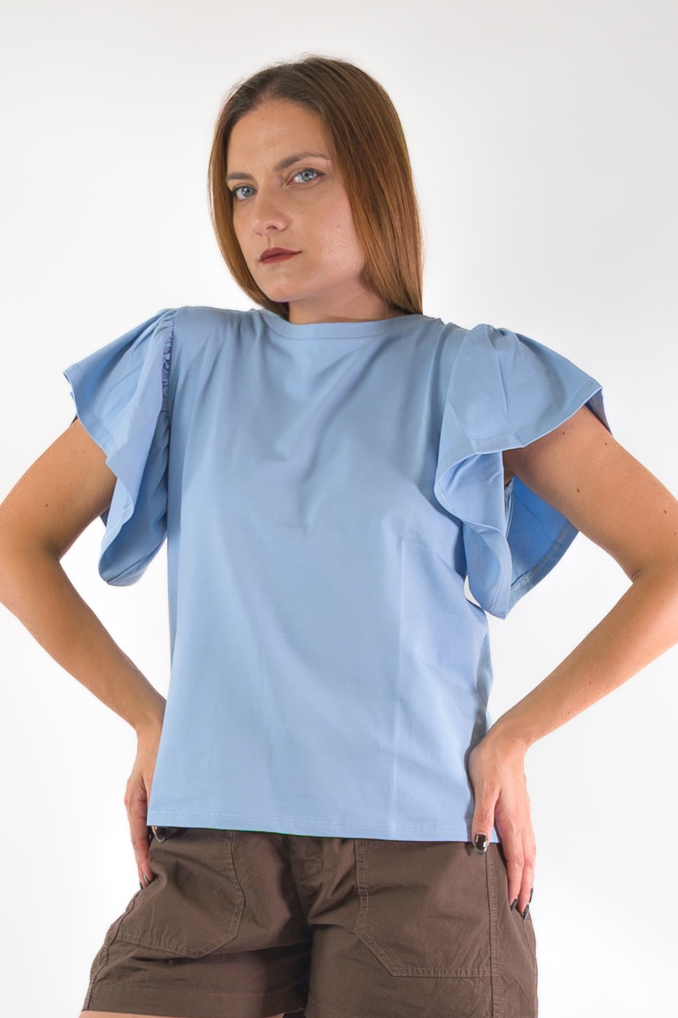 PE26 Susy Mix Maglia 12247 Celeste