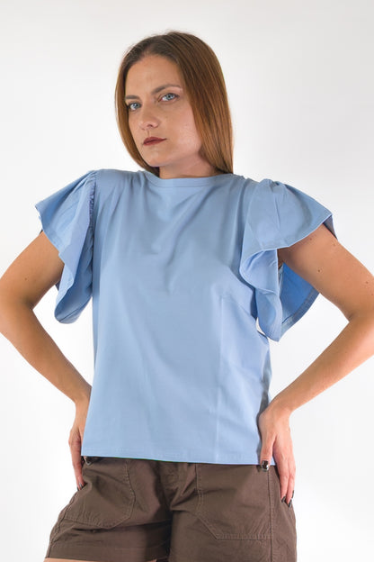 PE26 Susy Mix Maglia 12247 Celeste