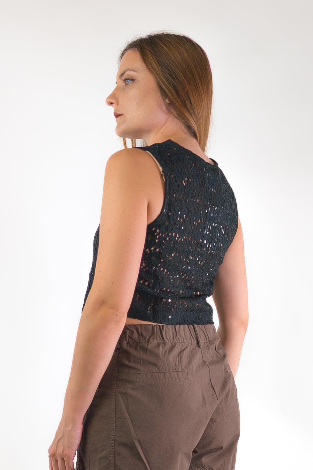 PE26 Susy Mix Gilet G89024 Nero