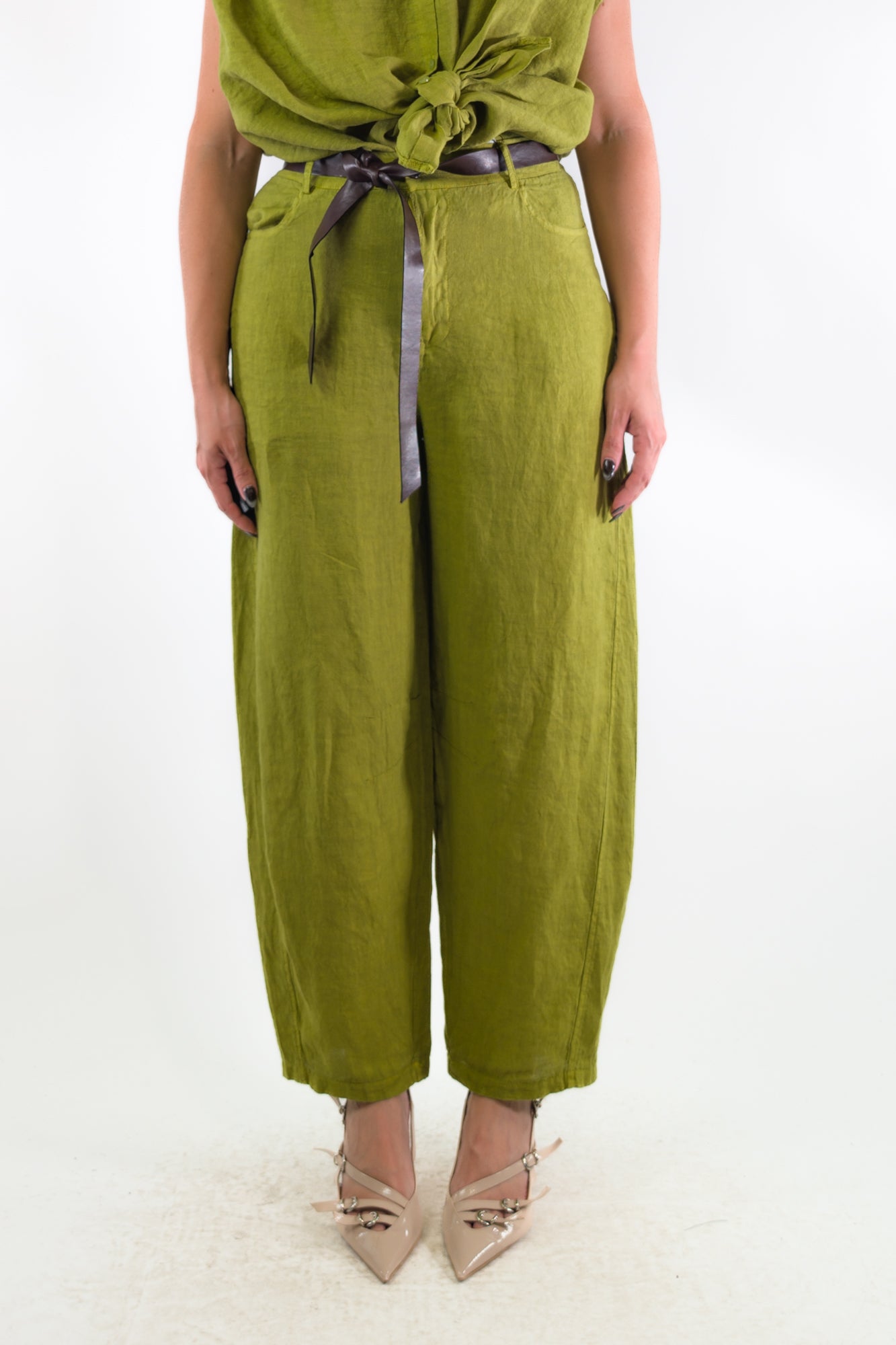 PE26 Susy Mix Pantalone 12402 Verde