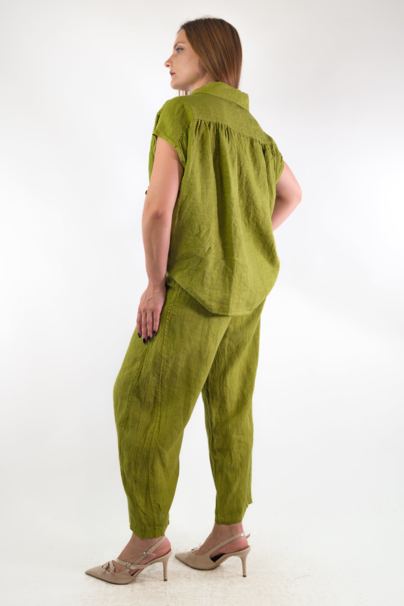 PE26 Susy Mix Camicia 33132LI Verde