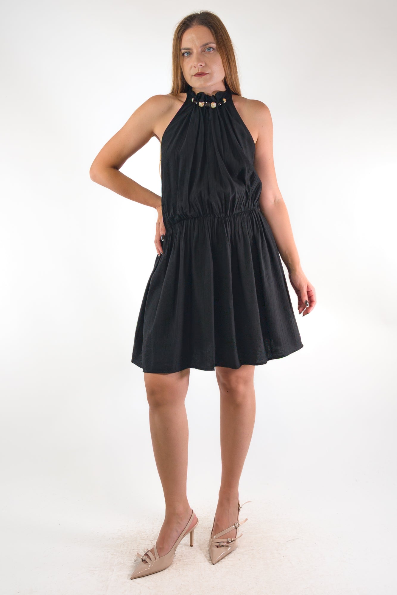 PE26 Susy Mix Abito V12649B580 Nero