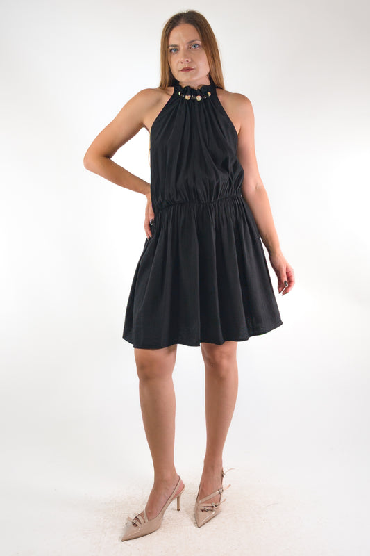 PE26 Susy Mix Abito V12649B580 Nero