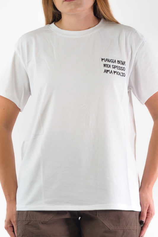 PE26 Luxury T-Shirt C10000 Mangia Bene