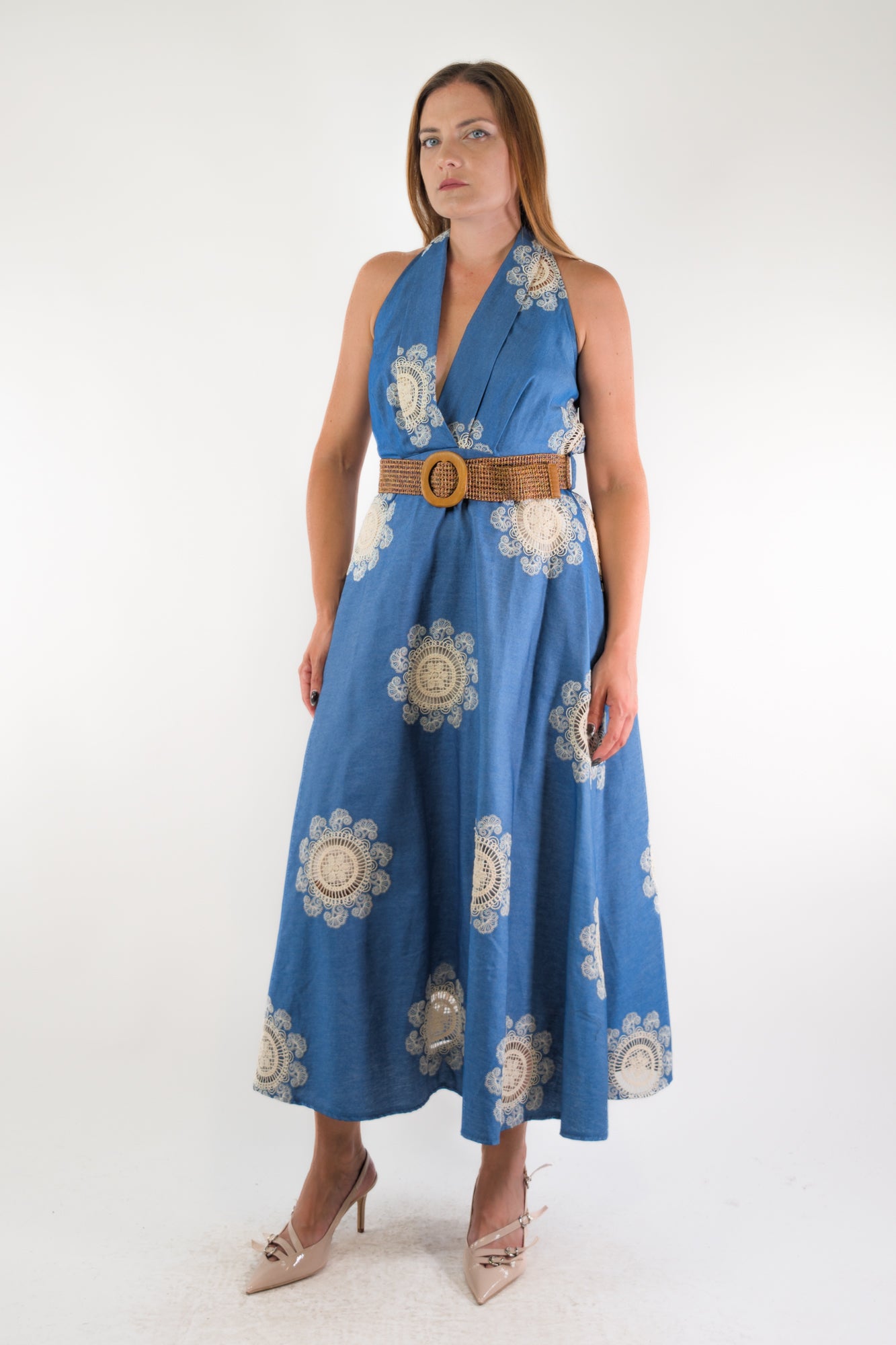 PE26 Luxury Abito 455100 Azzurro