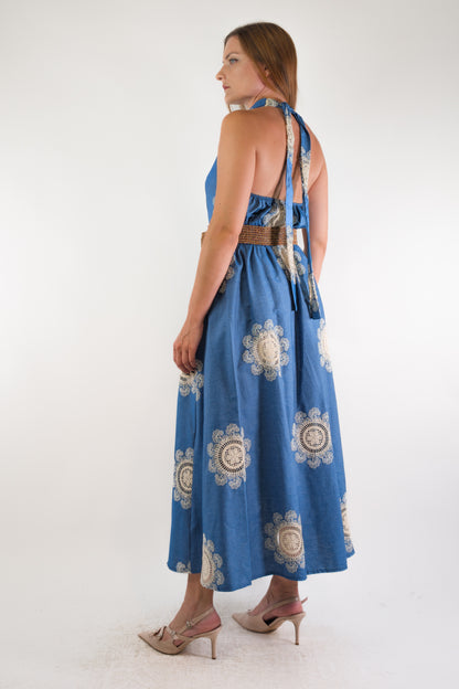 PE26 Luxury Abito 455100 Azzurro